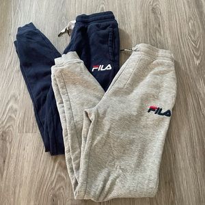 2 pairs fila sweats
